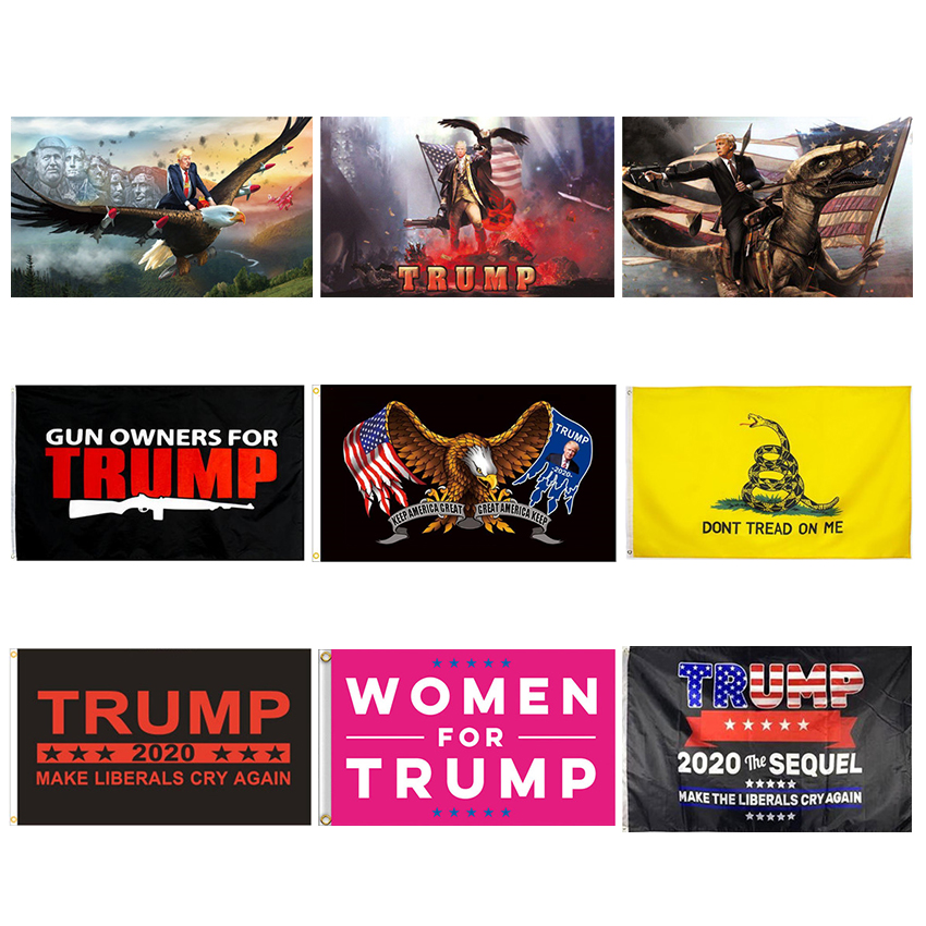 Election Trump Flags 150x90cm Presidential Election Banner Keep America Great 100D Polyester Print Trump Flag HHB1605
Election Trump Flags 150x90cm Presidential Election Banner Keep America Great 100D Polyester Print Trump Flag HHB1605