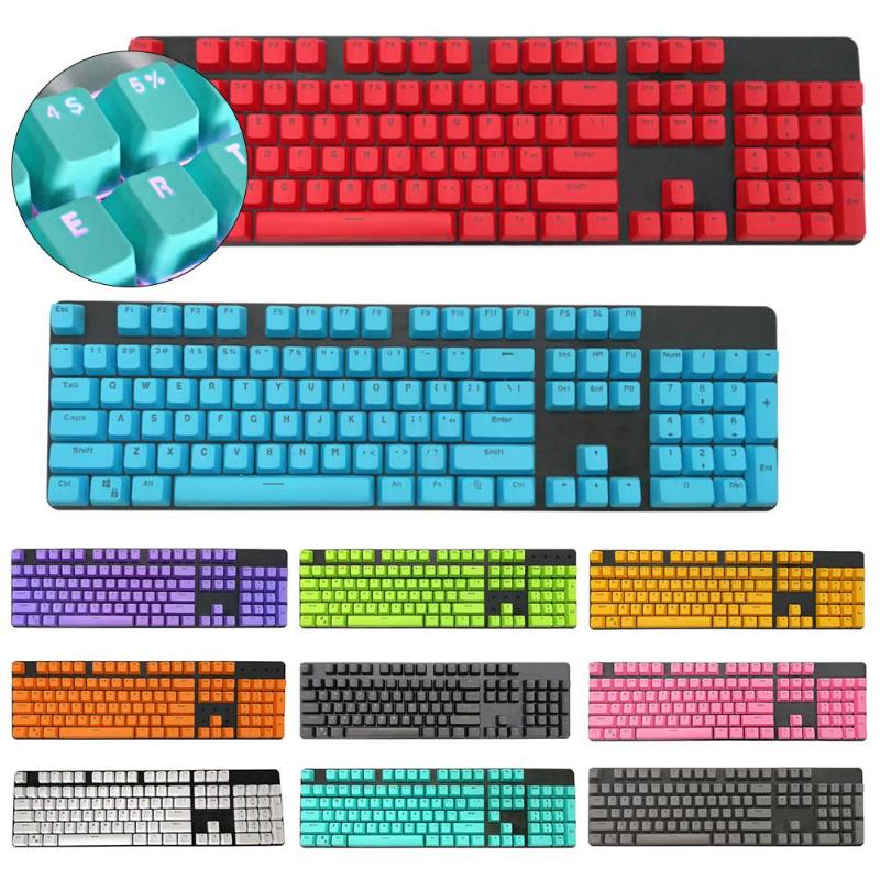 104Pcs/Set PBT Universal Backlit Key Cap Keycaps for Cherry Mechanical Keyboard Fashion PBT Keycap 2020
104Pcs/Set PBT Universal Backlit Key Cap Keycaps for Cherry Mechanical Keyboard Fashion PBT Keycap 2020
