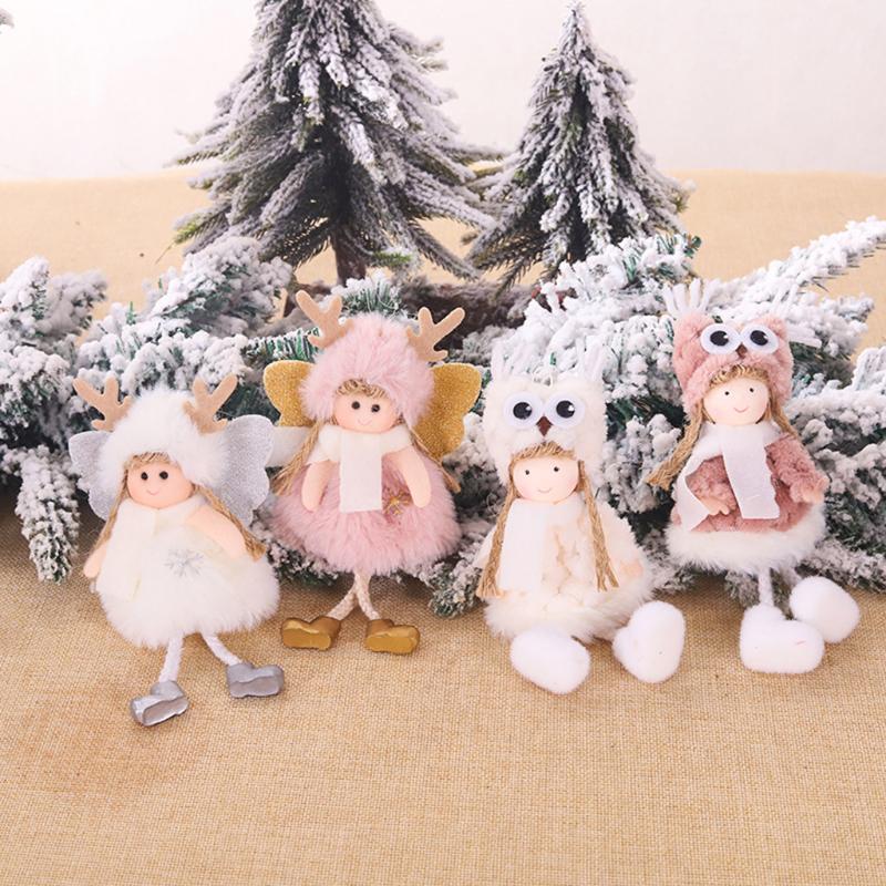 Christmas Plush Angel Doll Pendant Child Cute Doll Xmas Tree Hanging Pendant New Year Kids Gifts Latest Decoration for Home Q40
Christmas Plush Angel Doll Pendant Child Cute Doll Xmas Tree Hanging Pendant New Year Kids Gifts Latest Decoration for Home Q40