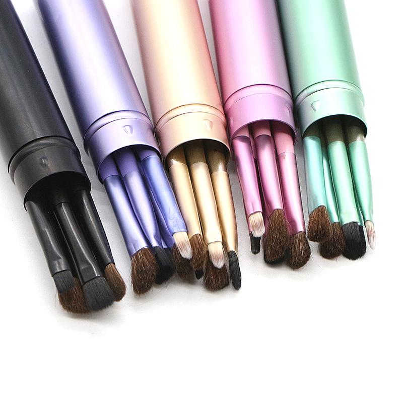 Portable eye shadow makeup brush wholesale horse hair 5 eye makeup brush set gift beauty tools H0986
Portable eye shadow makeup brush wholesale horse hair 5 eye makeup brush set gift beauty tools H0986
