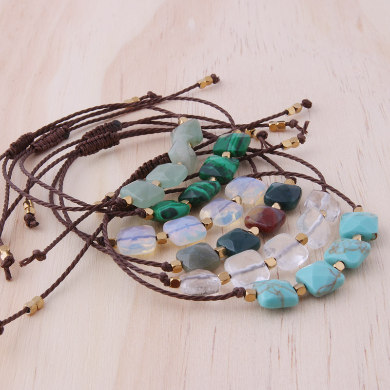 NeeFu WoFu Natural stone Beads Bracelete stainless steel Pulsera de piedra Mujer de Bohemia Wax rope bracelet Bangle Jewelry
NeeFu WoFu Natural stone Beads Bracelete stainless steel Pulsera de piedra Mujer de Bohemia Wax rope bracelet Bangle Jewelry