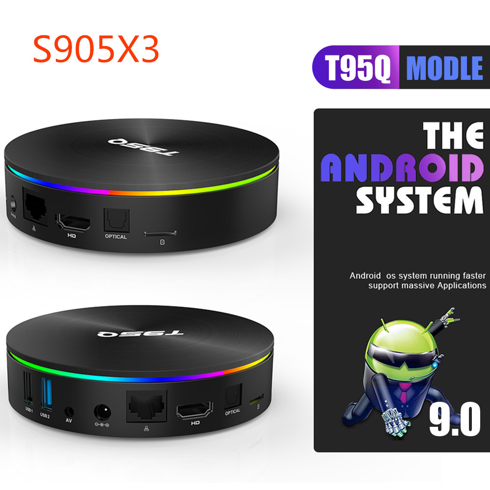 T95Q Android 9.0 Smart TV Box 4GB 32GB Amlogic S905X3 Quad Core 2.4G 5G Wifi Bluetooth Set Top Box Media Player
T95Q Android 9.0 Smart TV Box 4GB 32GB Amlogic S905X3 Quad Core 2.4G 5G Wifi Bluetooth Set Top Box Media Player