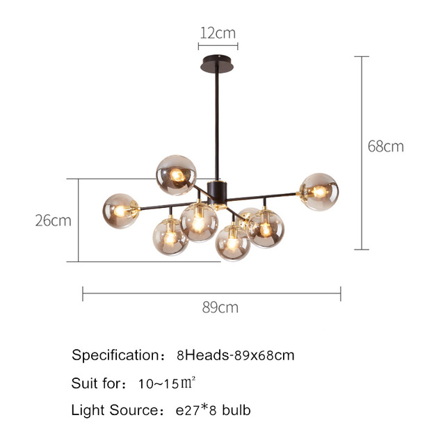 Nordic Chandelier lamp For Living Room Bedroom dining kitchen Modern LED Ceiling Loft hall Home Gold Light Fixture