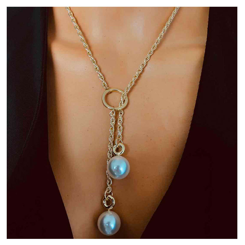 Europe America Fashion Gold Color Chain Statement Necklaces For Women Simple Chic Imitation Pearl Pendant Necklace Jewelry kolye
Europe America Fashion Gold Color Chain Statement Necklaces For Women Simple Chic Imitation Pearl Pendant Necklace Jewelry kolye