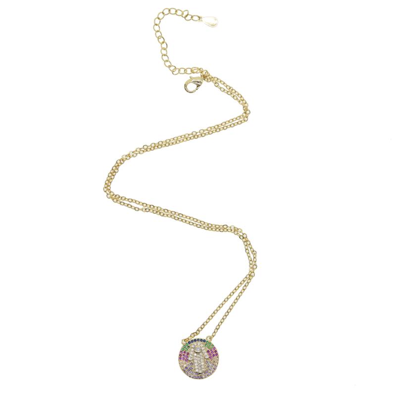 Hamsa hand necklace Gold color 16+2" chain lucky turkish jewelry geometric round disco pendant classic jewelry
Hamsa hand necklace Gold color 16+2" chain lucky turkish jewelry geometric round disco pendant classic jewelry