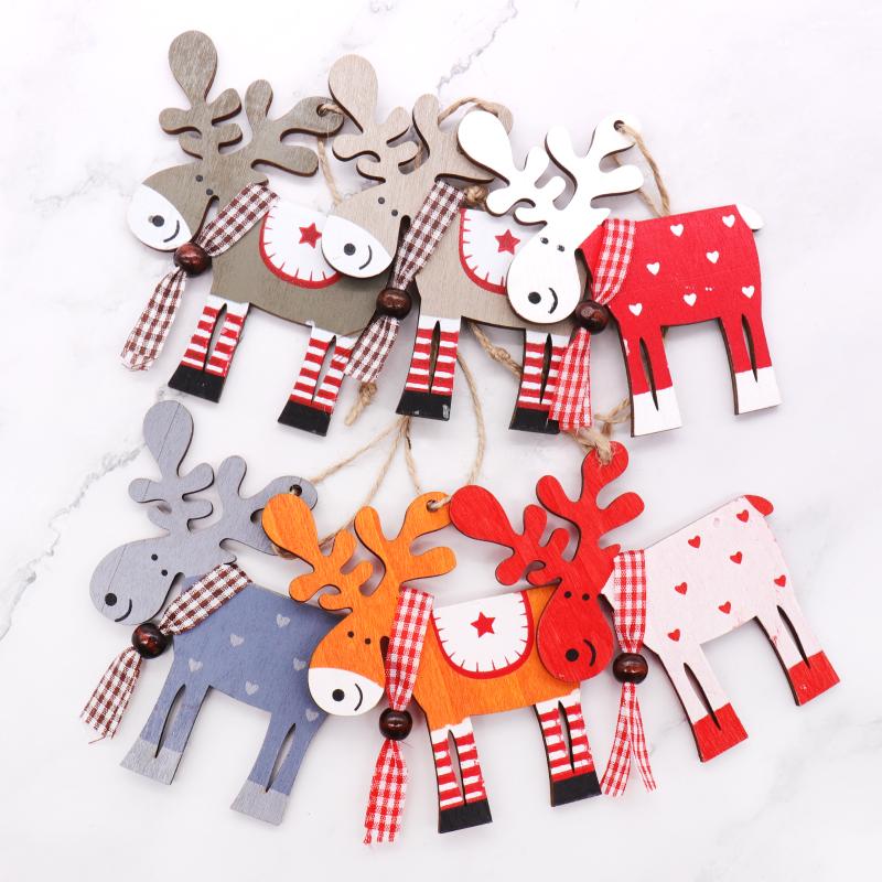 10.5x9cm Dropship Christmas Tree Decor Wood Painted Elk Pendant Xmas New Year Party Decorations Christmas Decoration for Home
10.5x9cm Dropship Christmas Tree Decor Wood Painted Elk Pendant Xmas New Year Party Decorations Christmas Decoration for Home