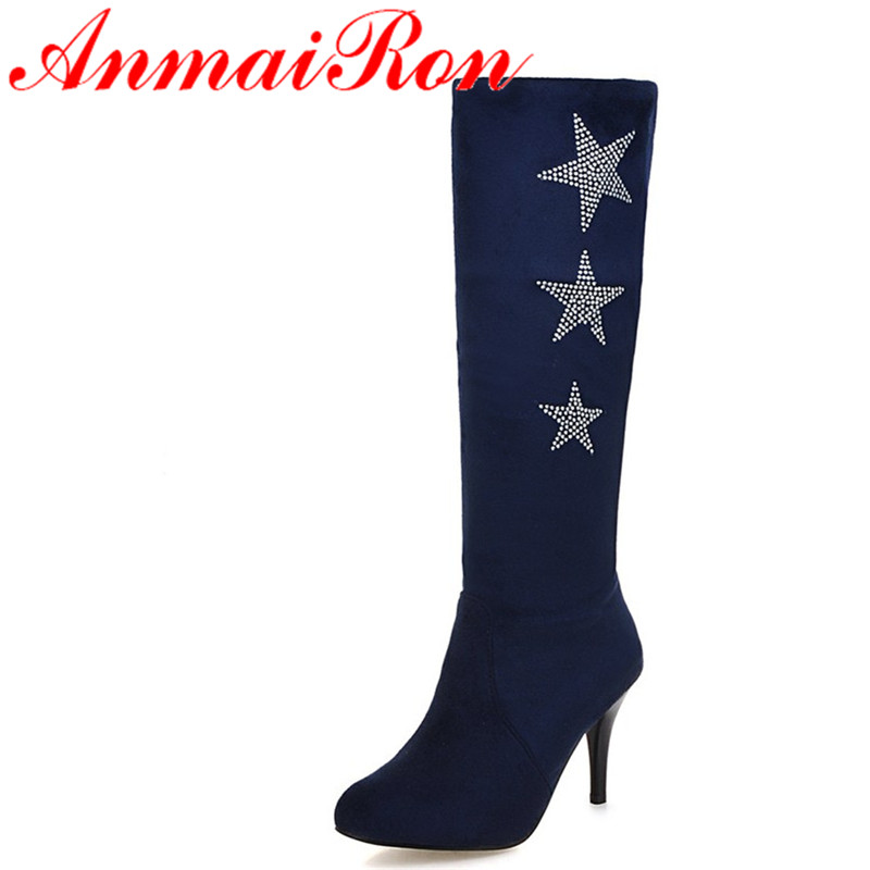 ANMAIRON Autumn Thin Heels Nubuck Half Boots Women Slip-on Boots 4 Colors High Heels Rhinestone Stars Black Shoes Woman, Gray
ANMAIRON Autumn Thin Heels Nubuck Half Boots Women Slip-on Boots 4 Colors High Heels Rhinestone Stars Black Shoes Woman, Gray