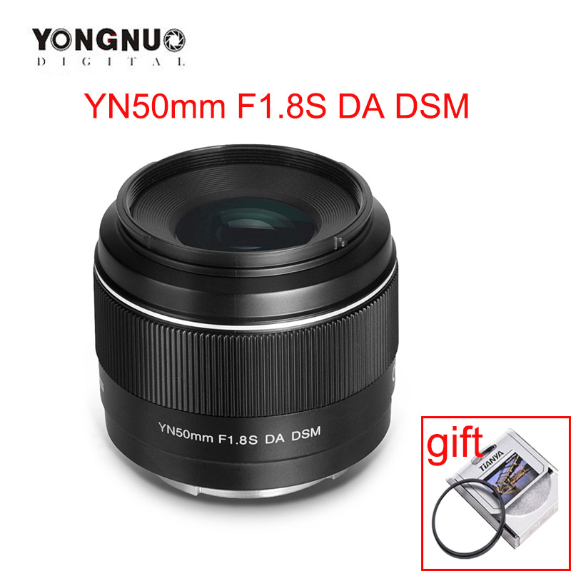 Yongnuo YN50mm F1.8S DA DSM for Sony APS-C APC-C AF/MF Format a6400 Micro Single E Mouth Automatic 50mm 1.8 Lens with USB
Yongnuo YN50mm F1.8S DA DSM for Sony APS-C APC-C AF/MF Format a6400 Micro Single E Mouth Automatic 50mm 1.8 Lens with USB