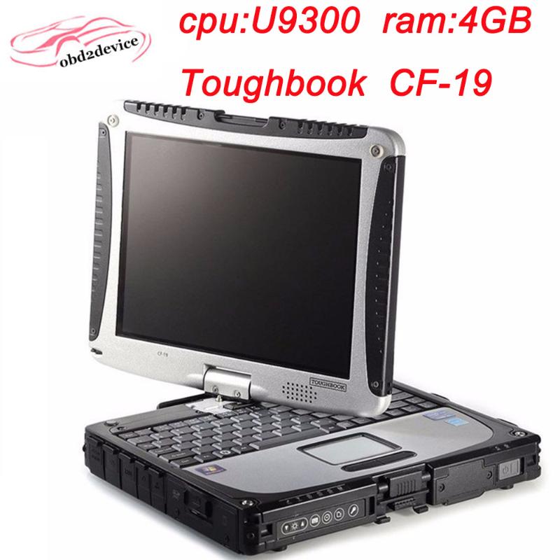

Laptop CF19 with mb star c4/c5/c3 software icom A2 software for install in CF19PC touch screen toughbook quick ship