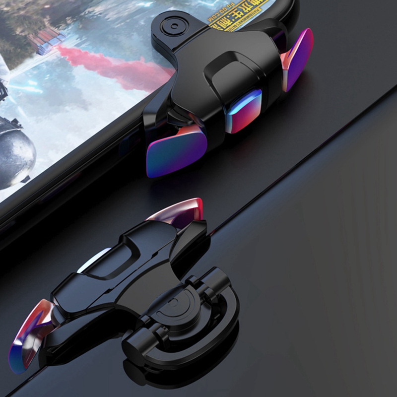 New Phone Gamepad Joystick for PUBG Gaming Trigger Fire Button L1R1 Shooter Controller Colorful Metal
New Phone Gamepad Joystick for PUBG Gaming Trigger Fire Button L1R1 Shooter Controller Colorful Metal