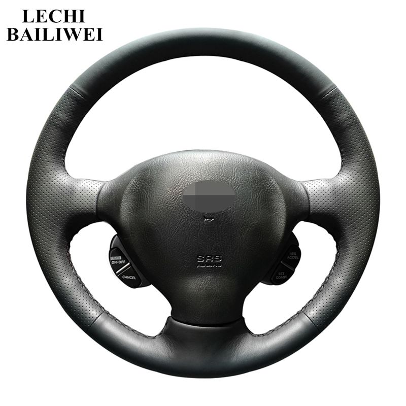 DIY Artificial Leather Steering Wheel Cover Black Hand sewing Car Steering Wheel Covers for Santa Fe 2001-2006
DIY Artificial Leather Steering Wheel Cover Black Hand sewing Car Steering Wheel Covers for Santa Fe 2001-2006