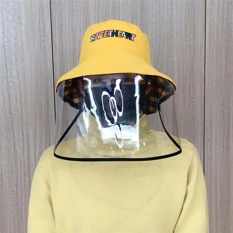 Anti-spitting Protective Hats Dustproof Full Face Cover Men Women Plaid Hat chapeaux de protection Clear Sheild Screen, White
Anti-spitting Protective Hats Dustproof Full Face Cover Men Women Plaid Hat chapeaux de protection Clear Sheild Screen, White