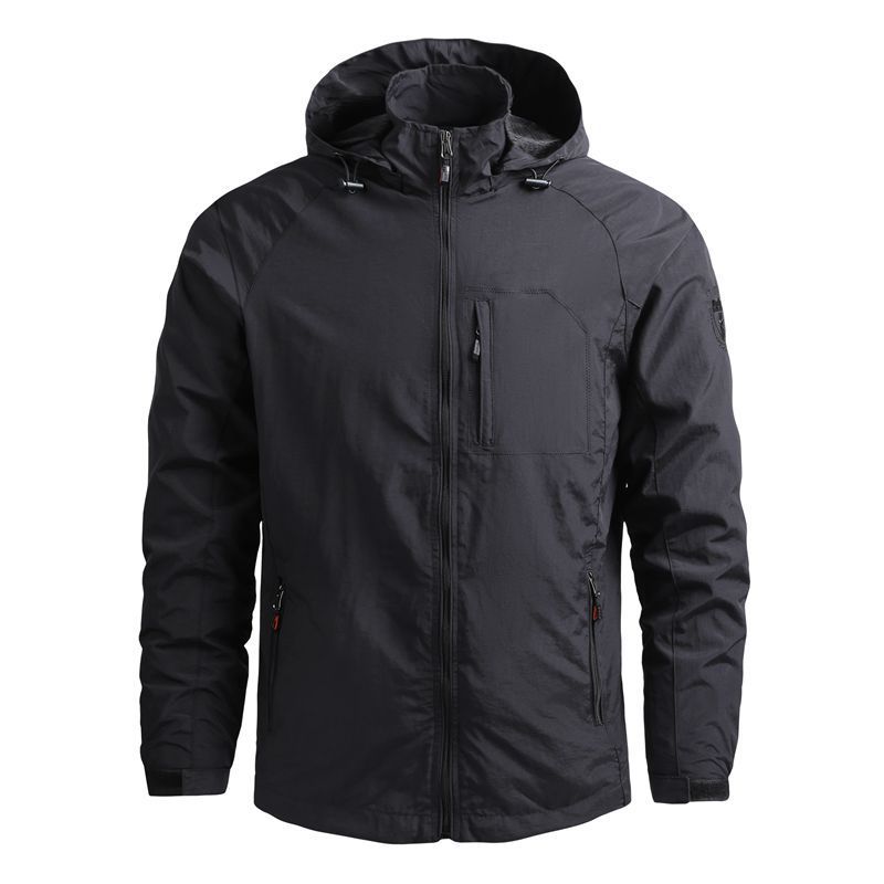 Mens Autumn Casual Style Jackets Coats Mountaineering Quick-Drying Windbreaker Men Outdoor Jacket Plus Size M-5Xl B4