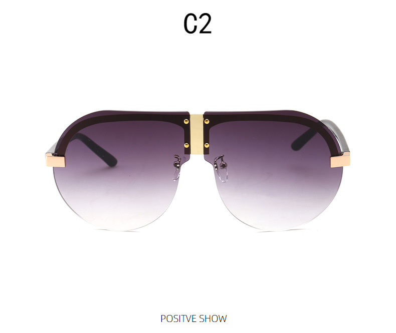 Men Women Sunglasses Fashion Large frame colorful mercury Metal sunglasses conjoined split Sunglass retro Sunglasses one piece goggles 8159
Men Women Sunglasses Fashion Large frame colorful mercury Metal sunglasses conjoined split Sunglass retro Sunglasses one piece goggles 8159