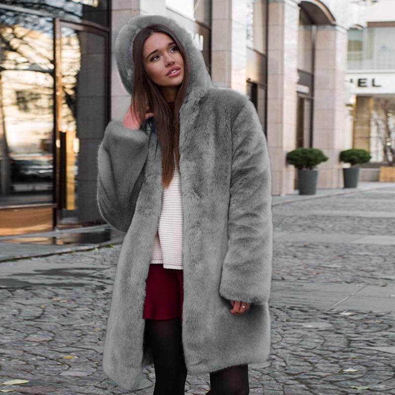 Winter Coat Women High Quality Faux Fur Coat Luxury Long Fur Jacket Loose Overcoat Teddy Thick Warm Plush Jacket, Gray
Winter Coat Women High Quality Faux Fur Coat Luxury Long Fur Jacket Loose Overcoat Teddy Thick Warm Plush Jacket, Gray
