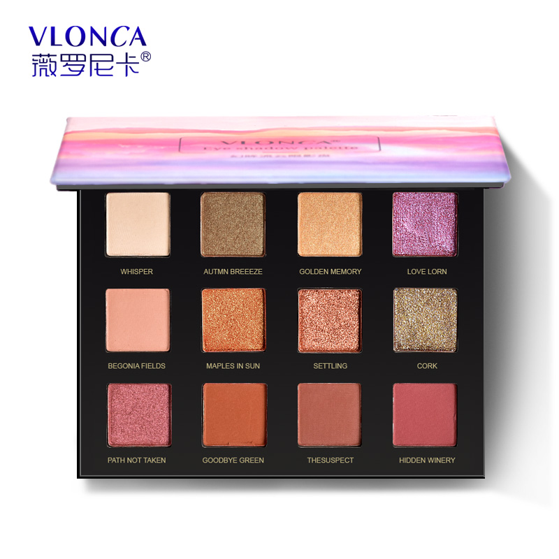 12 Color Pressed Glitter Matte Eyeshadow Pallete Waterproof Makeup Palette Glitter Shimmer Eye Shadow Pigment TSLM2, 02
12 Color Pressed Glitter Matte Eyeshadow Pallete Waterproof Makeup Palette Glitter Shimmer Eye Shadow Pigment TSLM2, 02