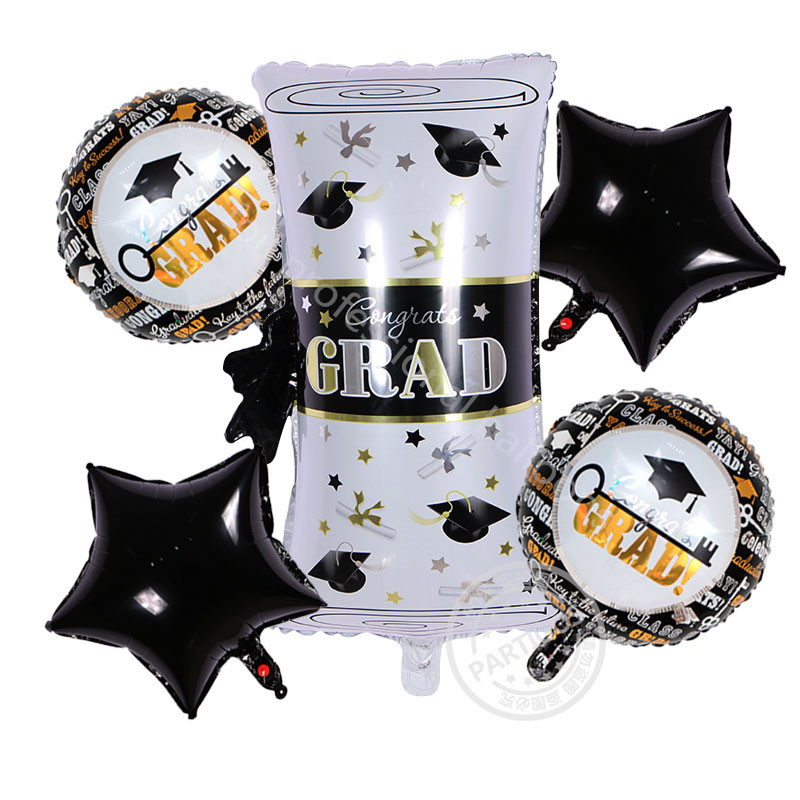 5pcs/lot Graduation Balloons foil Doctorial hat balloon graduation ceremony wedding decoration party supplies air ballons globos
5pcs/lot Graduation Balloons foil Doctorial hat balloon graduation ceremony wedding decoration party supplies air ballons globos