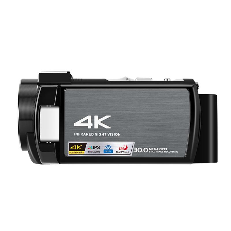 External Hood Anti Shake Video Camera Touch Screen IR Night Vision Portable HD Remote Control 4K Camcorder With Wide Angle Lens, As pic
External Hood Anti Shake Video Camera Touch Screen IR Night Vision Portable HD Remote Control 4K Camcorder With Wide Angle Lens, As pic