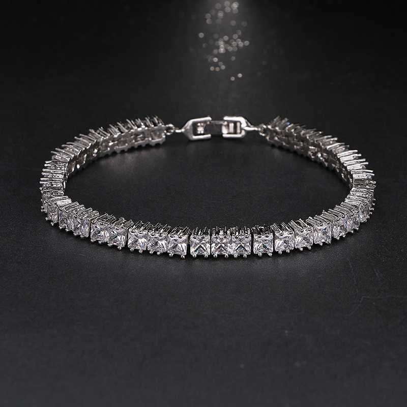 Shining 4mm Square Rhinestone CZ Women Bracelets Bangles For Anniversary Gifts Brilliant Charm Bracelet B-032
Shining 4mm Square Rhinestone CZ Women Bracelets Bangles For Anniversary Gifts Brilliant Charm Bracelet B-032
