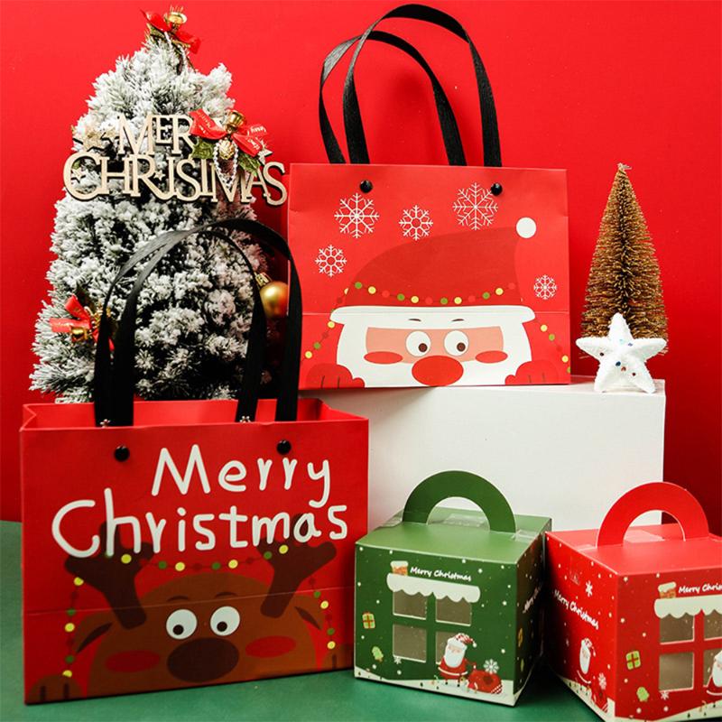 5pcs Christmas Pastry Cake Box Chocolate Gift Bag Handmade Cookie Candy Packing Cardboard Boxes Bakery Packaging
5pcs Christmas Pastry Cake Box Chocolate Gift Bag Handmade Cookie Candy Packing Cardboard Boxes Bakery Packaging