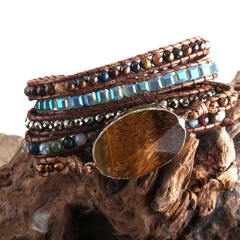 MD Fashion Boho Bracelet Jewelry Mixed Natural Stones/Crystal and Stone Charm 5 Strands Women Wrap Bracelets DropShipping
MD Fashion Boho Bracelet Jewelry Mixed Natural Stones/Crystal and Stone Charm 5 Strands Women Wrap Bracelets DropShipping