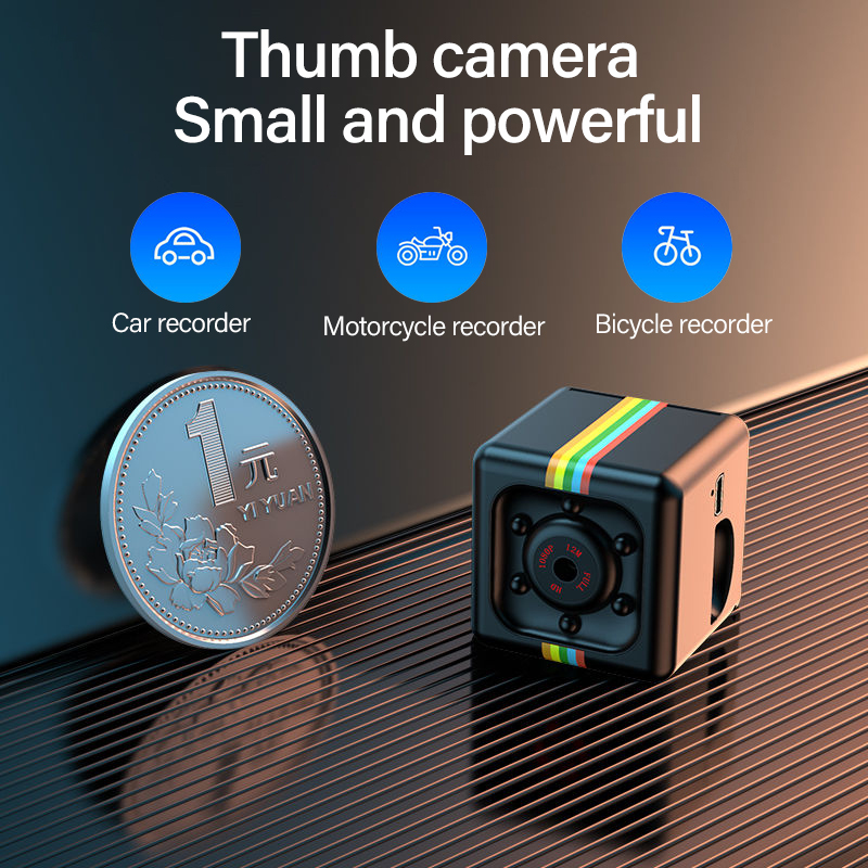 Mini Camera Portable Sport DV Sensor Night Vision Camcorder Motion DVR Micro Camera Video Small Car HD 1080P cam SQ 11
Mini Camera Portable Sport DV Sensor Night Vision Camcorder Motion DVR Micro Camera Video Small Car HD 1080P cam SQ 11