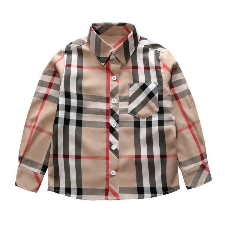Toddler Kids Boys Shirts Spring Long Sleeve Plaid Shirts For Boys Cotton Fashion Baby boy Tops Children Shirt, Khaki 02
Toddler Kids Boys Shirts Spring Long Sleeve Plaid Shirts For Boys Cotton Fashion Baby boy Tops Children Shirt, Khaki 02