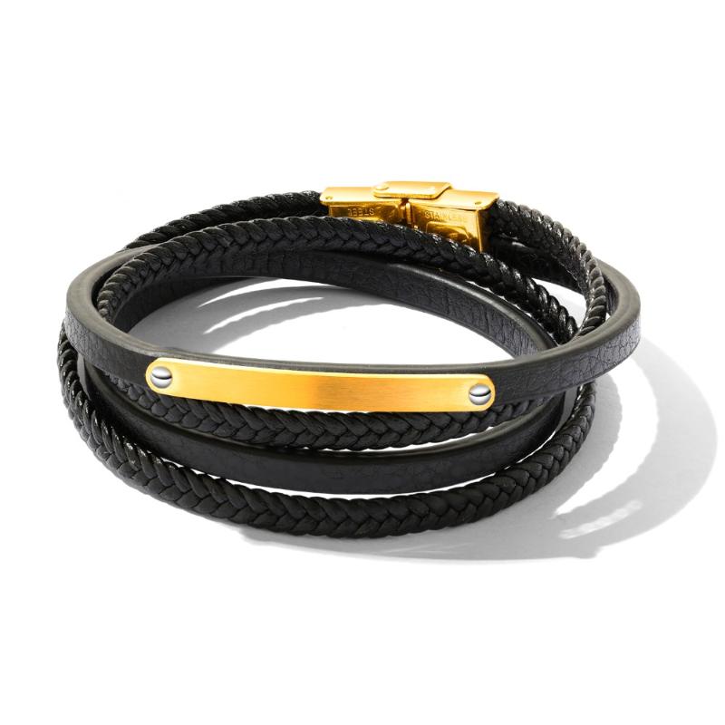 New fashion accessories leather multi-layer bracelet Men's woven wrist jewelry ID custom bracelet 3-PH1265
New fashion accessories leather multi-layer bracelet Men's woven wrist jewelry ID custom bracelet 3-PH1265