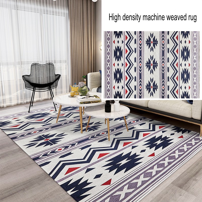 Nordic style INS popular high density machine weaved carpet, big size decoration geometric bedroom area rug, As picture
Nordic style INS popular high density machine weaved carpet, big size decoration geometric bedroom area rug, As picture
