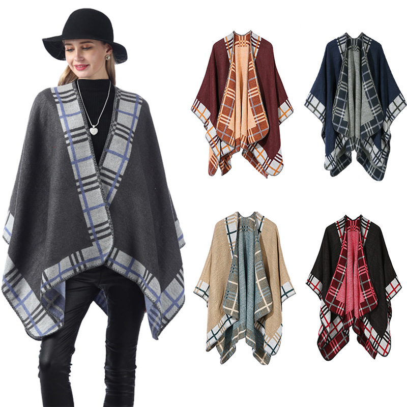 Lady's Solid Scarf in Winter Patchwork Thickening Shawl Autumn Women's Striped Plaid Warm Scarves
Lady's Solid Scarf in Winter Patchwork Thickening Shawl Autumn Women's Striped Plaid Warm Scarves