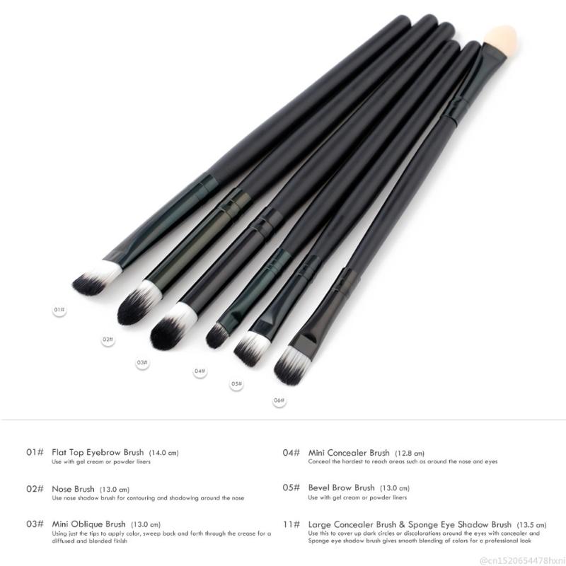 ELECOOL 6Pcs Makeup Brushes Set Eye Shadow Eyeliner Eyelash Lip Foundation Brush Cosmetic Protective Cover Sheath Net Tool Kit
ELECOOL 6Pcs Makeup Brushes Set Eye Shadow Eyeliner Eyelash Lip Foundation Brush Cosmetic Protective Cover Sheath Net Tool Kit