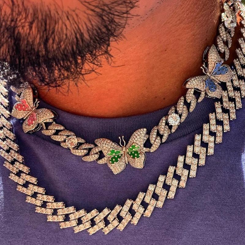 12 mm Iced out cuban choker high quality bling cz enamel butterfly charm big heavey miami cuban chain butterfly necklace women
12 mm Iced out cuban choker high quality bling cz enamel butterfly charm big heavey miami cuban chain butterfly necklace women