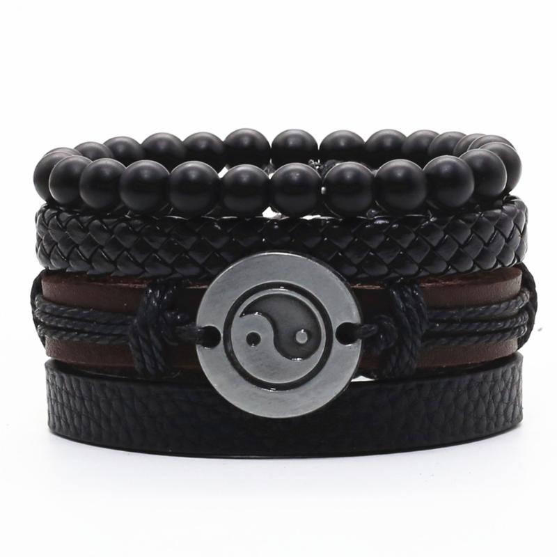 Black Taichi Believe Guitar Feather Infinity Wing Cross Beads Wrap Woven Leather Men Bracelets Bangle male Jewelry Fashion
Black Taichi Believe Guitar Feather Infinity Wing Cross Beads Wrap Woven Leather Men Bracelets Bangle male Jewelry Fashion