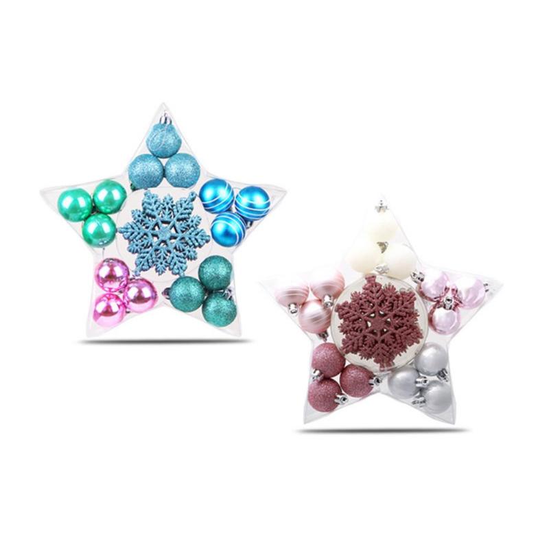 Party Decoration 24PCS Christmas Tree Pendants Decorations Balls Snowflakes Hanging Home Decor
Party Decoration 24PCS Christmas Tree Pendants Decorations Balls Snowflakes Hanging Home Decor