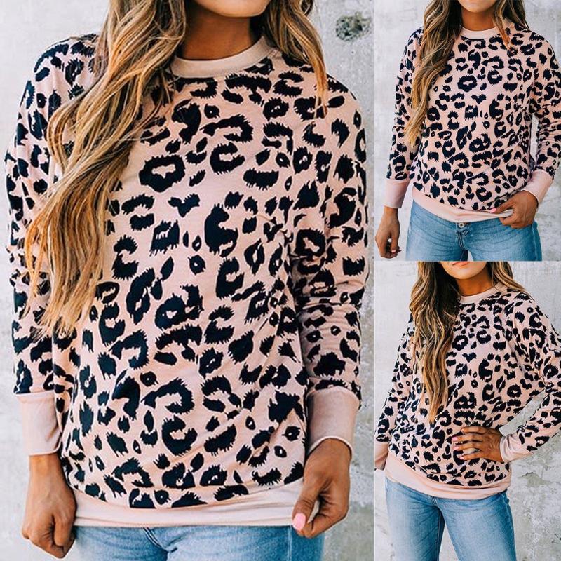 2020 women's new style Round neck leopard stitching prints long sleeve comfortable pullover sweater Casual fashion best-selling
2020 women's new style Round neck leopard stitching prints long sleeve comfortable pullover sweater Casual fashion best-selling