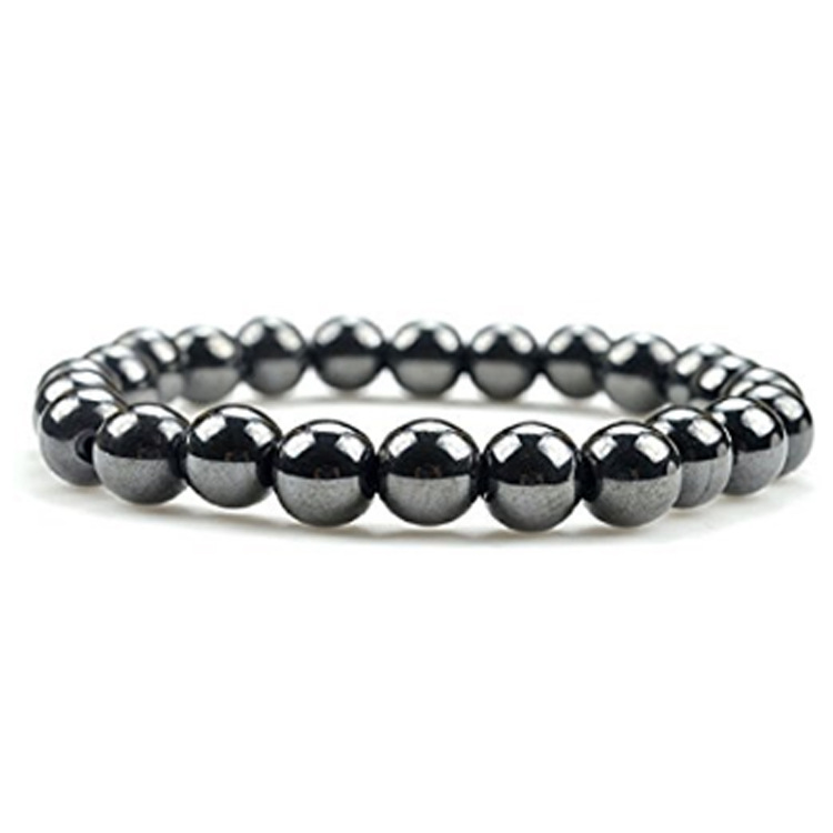 Natural Black Obsidian Hematite Stone Tiger Eye Beads Bracelets Men Magnetic Promote Circulation Health Protection Women Jewelry
