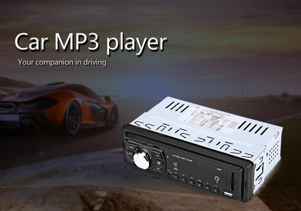 1044 Car Radio Player Stereo Audio Car MP3 Player DC 12V LED Display FM Receiver Remote Control 4 x 50W Support SD USB AUX
1044 Car Radio Player Stereo Audio Car MP3 Player DC 12V LED Display FM Receiver Remote Control 4 x 50W Support SD USB AUX