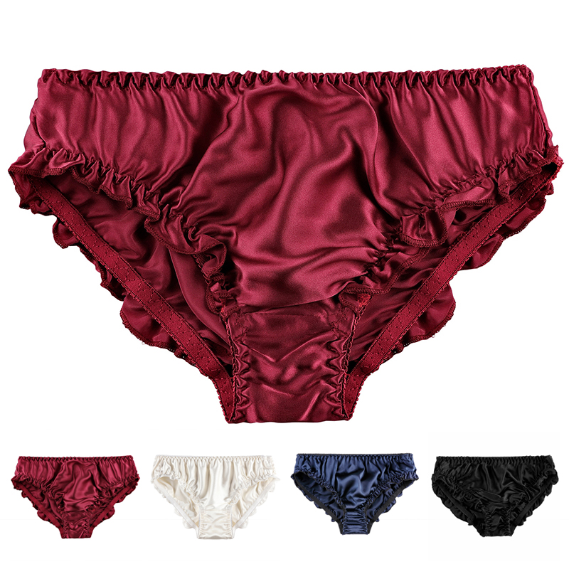 1PCS Women Sexy Low Rise Silk Briefs Underwear Panties Comfortable Breathable 4 Colors -2XL Wholesale, Black
1PCS Women Sexy Low Rise Silk Briefs Underwear Panties Comfortable Breathable 4 Colors -2XL Wholesale, Black