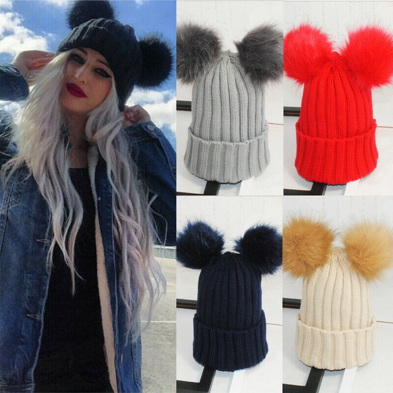 Beanie/Skull Caps 2021 Personality Women Winter Warm Knitted Crochet Beanie Hat Fur Pom Ball Ski Wool Cap Double, Red
Beanie/Skull Caps 2021 Personality Women Winter Warm Knitted Crochet Beanie Hat Fur Pom Ball Ski Wool Cap Double, Red