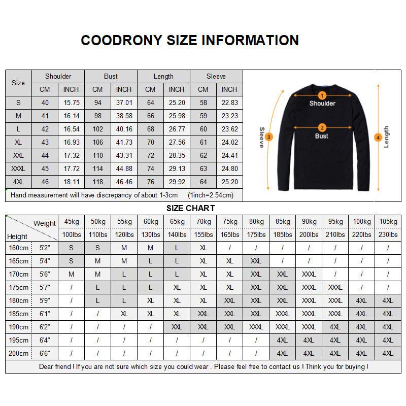 COODRONY Sweater Men Autumn Winter Cashmere Wool Sweaters Casual O-Neck Pullover Men Plus Size Striped Knitwear Pull Homme 91075 201022