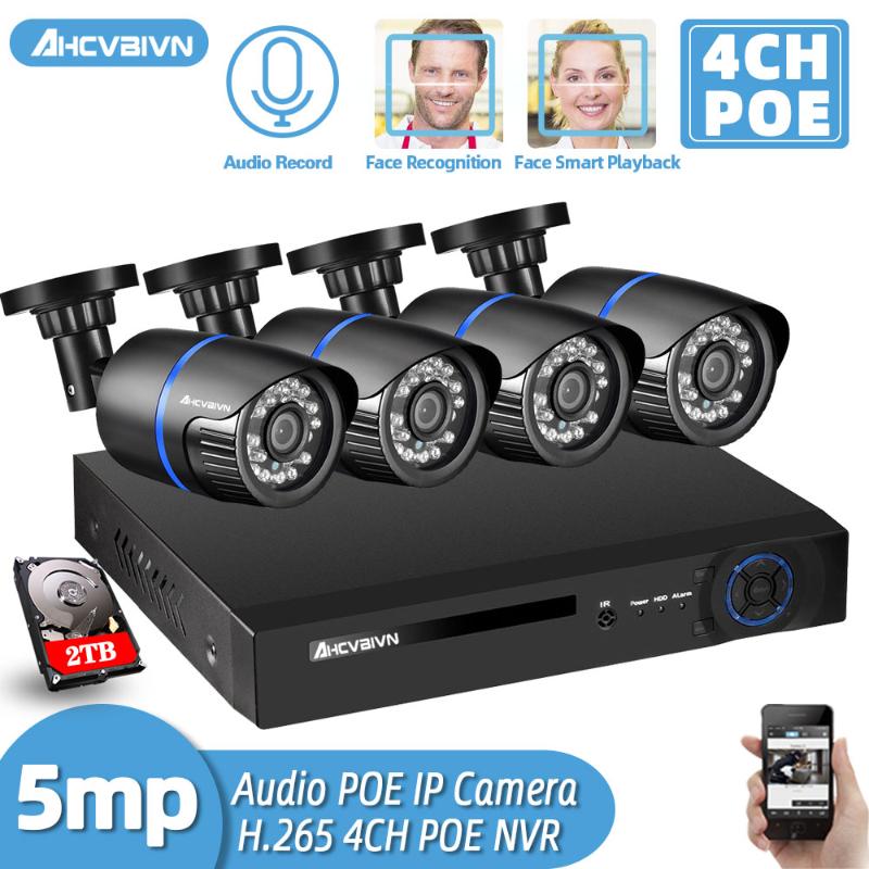 4CH POE NVR Kit HD Face Detection CCTV Camera System 5MP Audio IP Camera POE Home Security Video Surveillance Set
4CH POE NVR Kit HD Face Detection CCTV Camera System 5MP Audio IP Camera POE Home Security Video Surveillance Set