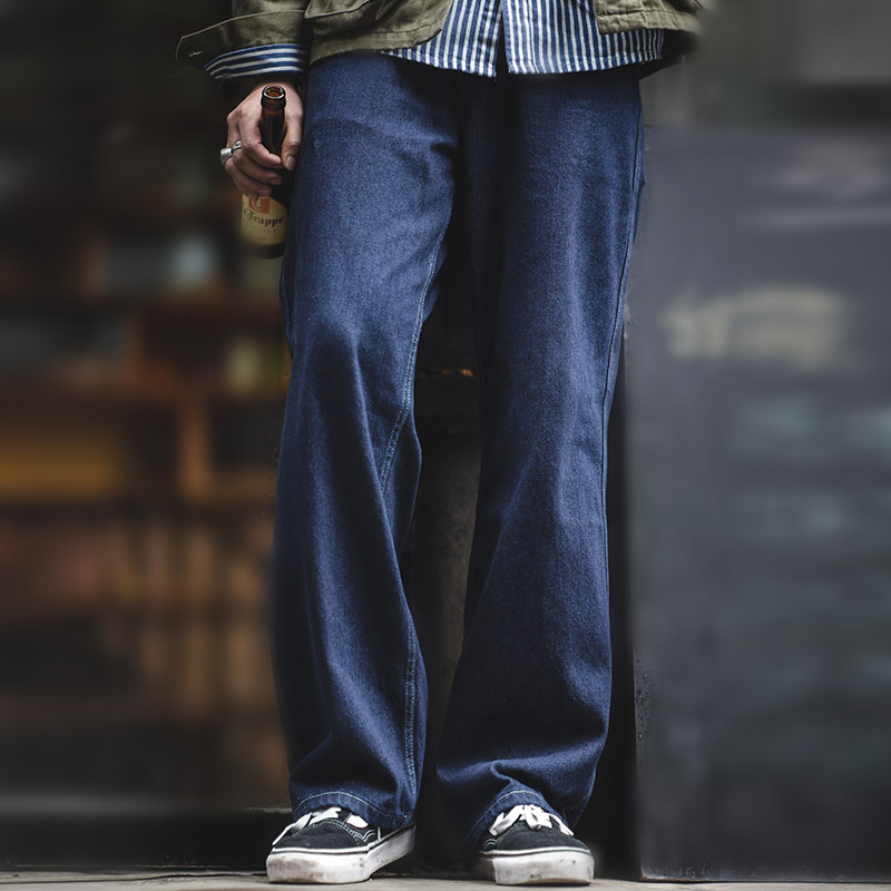 jeans for men Japanese retro jeans All-match loose-fitting old pants Loose straight-leg Vintage cargo pants men, Denim blue
jeans for men Japanese retro jeans All-match loose-fitting old pants Loose straight-leg Vintage cargo pants men, Denim blue