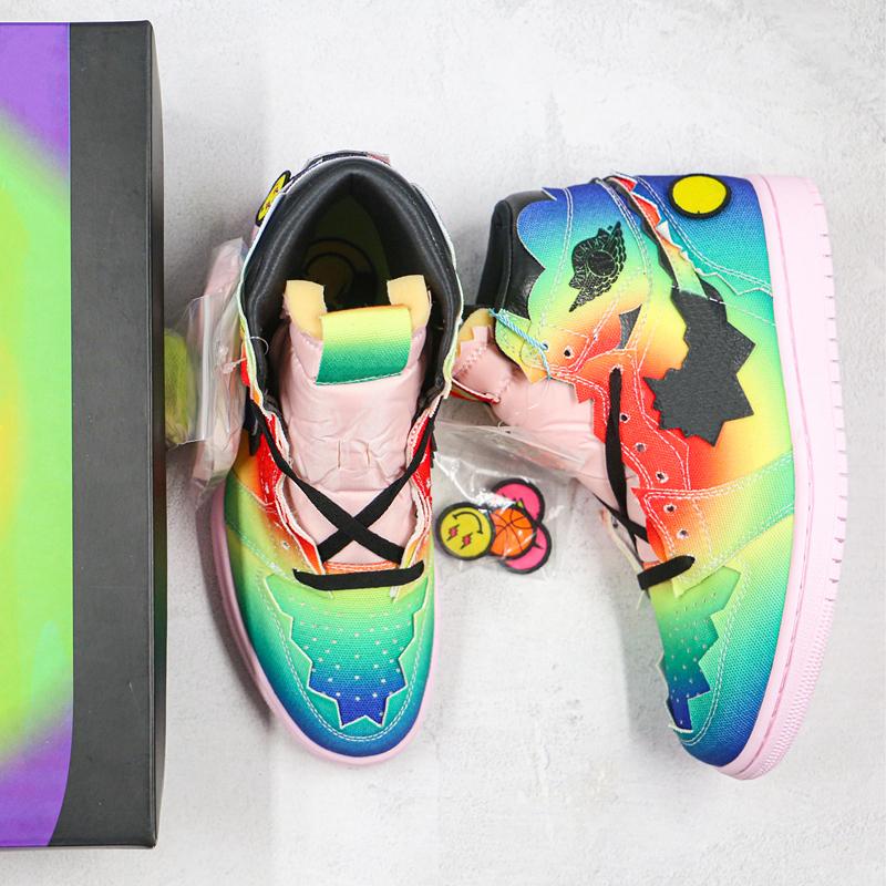 New Arrival J Balvin Smile Face 1 Basketball Shoes 1s Super Bowl Rainbow Tie Dye Mens Trainers Women Sports Sneakers Size 36-46, #1
New Arrival J Balvin Smile Face 1 Basketball Shoes 1s Super Bowl Rainbow Tie Dye Mens Trainers Women Sports Sneakers Size 36-46, #1