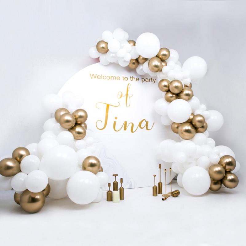 Gold White Balloon Arch Chain Wedding Party Garland Decoration Kit Balloons AndTools Baby Shower Birthday Party Decorations
Gold White Balloon Arch Chain Wedding Party Garland Decoration Kit Balloons AndTools Baby Shower Birthday Party Decorations