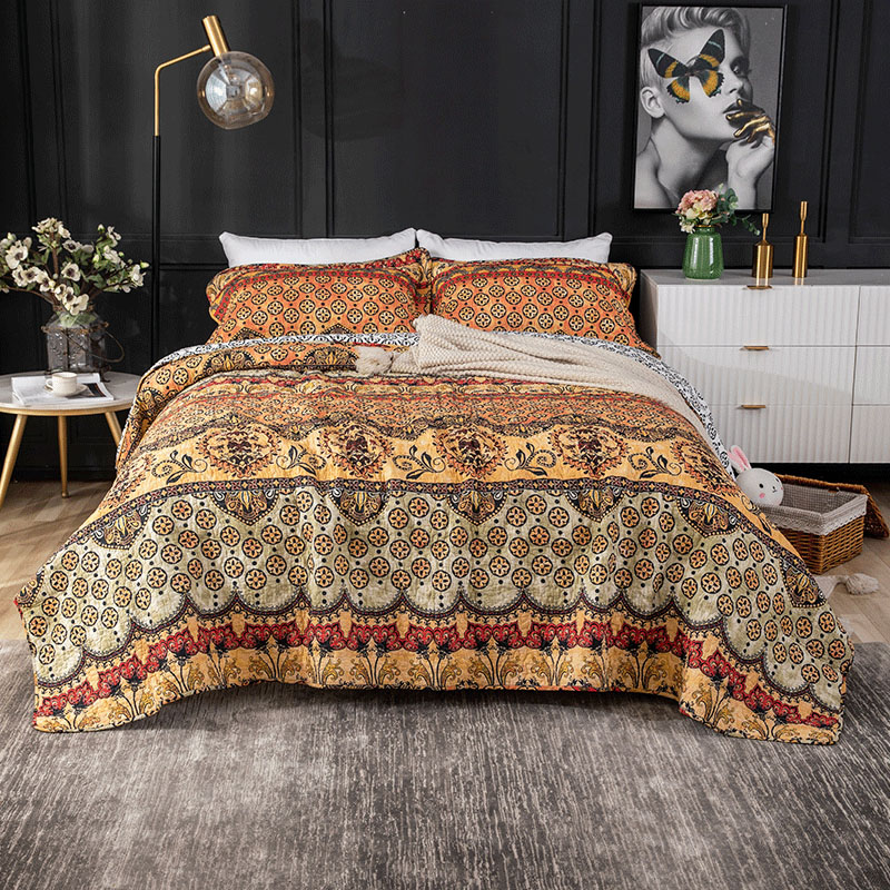 CHAUSUB Cotton Bedspreads Quilts For Bed 3pcs Print Quilt Set Bed Cover Shams Queen Size Coverlets Quilted Blanket On, As the picture
CHAUSUB Cotton Bedspreads Quilts For Bed 3pcs Print Quilt Set Bed Cover Shams Queen Size Coverlets Quilted Blanket On, As the picture