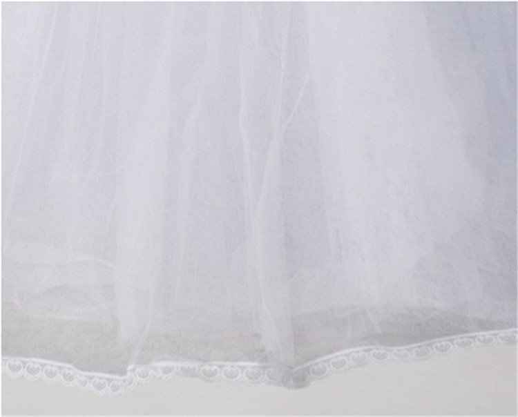 Wedding Petticoat Cheap Bridal Wedding Accessories White Petticoat With Hem Lace Appliques Ball Gown Petticoat For Wedding Dress