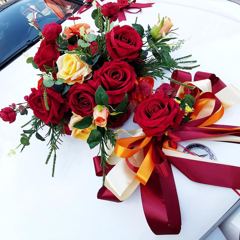 1pcs Wedding Car Decor Silk Flowers U/V Shape Fake Rose Flowers Garland Decor Wedding Centerpieces Wreath Party Valentine's Day, A flower ball
1pcs Wedding Car Decor Silk Flowers U/V Shape Fake Rose Flowers Garland Decor Wedding Centerpieces Wreath Party Valentine's Day, A flower ball
