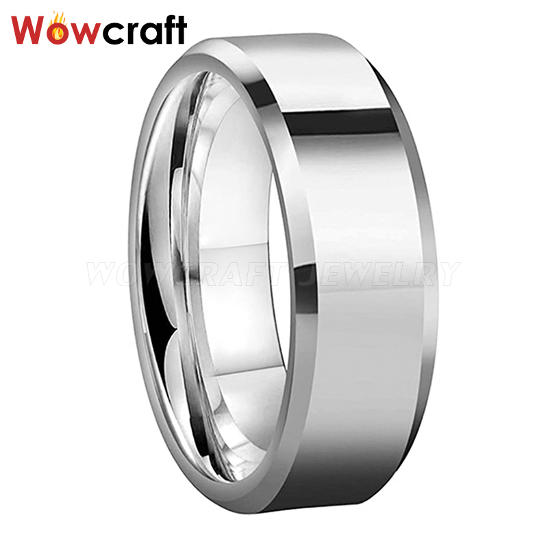 6mm 8mm Mens Womens Original Tungsten Carbide Rings Polished Shiny Beveled Edges Comfor Fit Wedding Bands
6mm 8mm Mens Womens Original Tungsten Carbide Rings Polished Shiny Beveled Edges Comfor Fit Wedding Bands