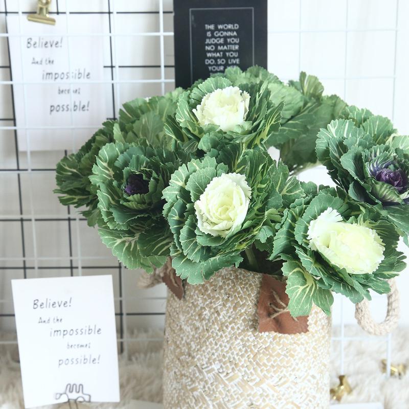 Artificial Cabbage Flower For Home Decoration Kitchen Decoration Fake Vegetable Flower Diy Green Plant Wall Plastic Flowers #LR2
Artificial Cabbage Flower For Home Decoration Kitchen Decoration Fake Vegetable Flower Diy Green Plant Wall Plastic Flowers #LR2