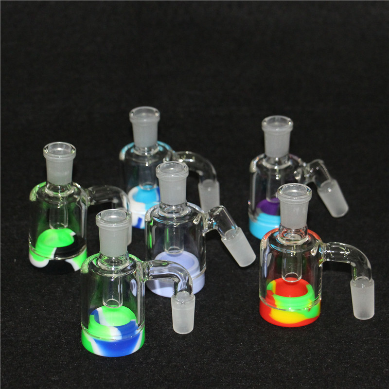 hookahs 14mm Male Glass Ash Catcher with colors silicone contain straight water bong oil rig for smoking pipes
hookahs 14mm Male Glass Ash Catcher with colors silicone contain straight water bong oil rig for smoking pipes